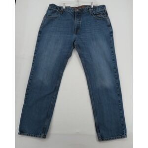 Harley Davidson Genuine Motor Clothes Mens Blue Denim Straight Leg Jeans 40x30
